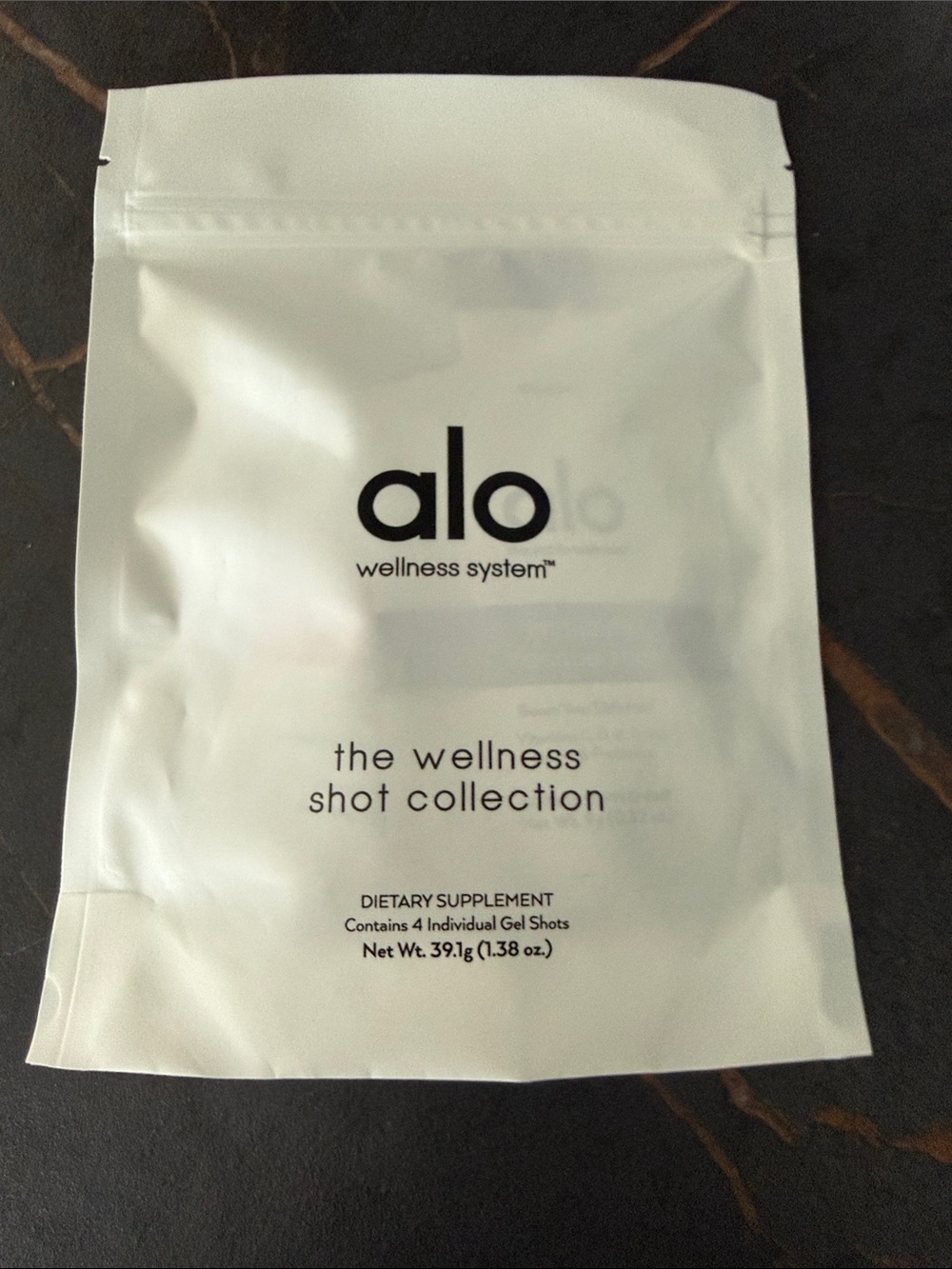 alo The Wellness Shot Collection Refill Pouch - White